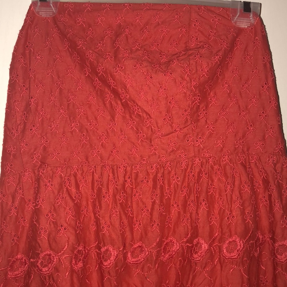 Sleeveless dark orange Old Navy short dress